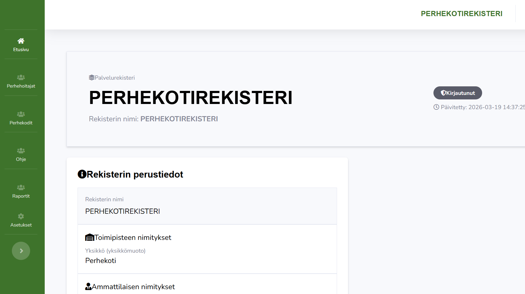 Palvelurekisteri